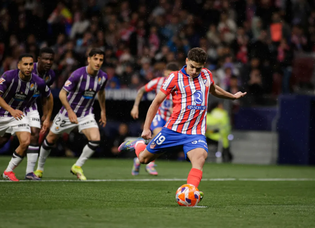 El Atlético de Madrid venció 4-2 al Real Valladolid