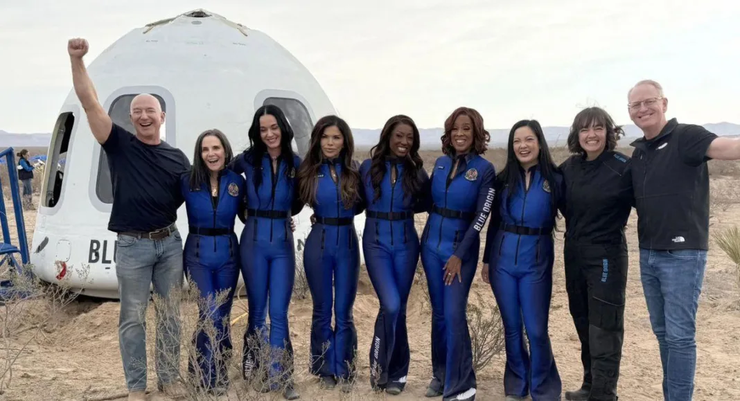 Katy Perry en el espacio Esta es la canción que interpretó durante el viaje