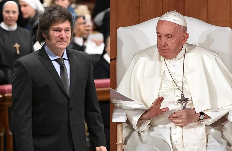 Milei revela que pidió perdón al Papa Francisco por sus críticas