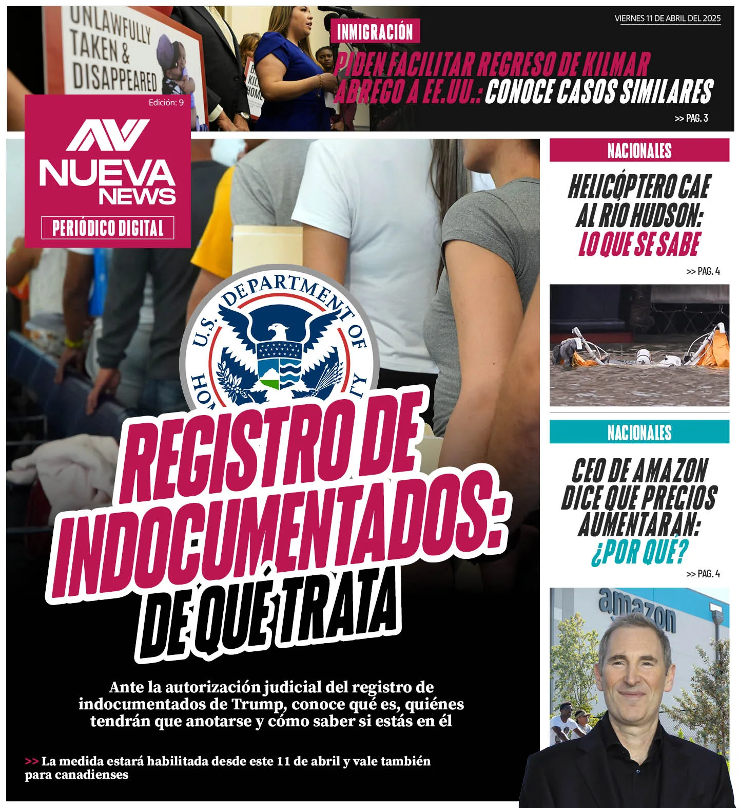 NUEVA NEWS EDICION 11 ABRIL