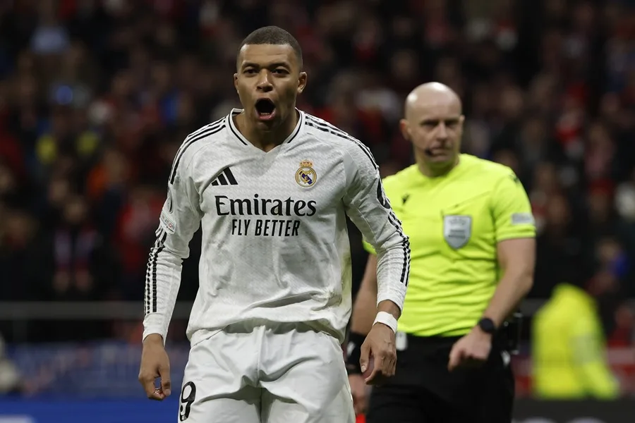 Kylian Mbappé fue expulsado durante un partido de LaLiga