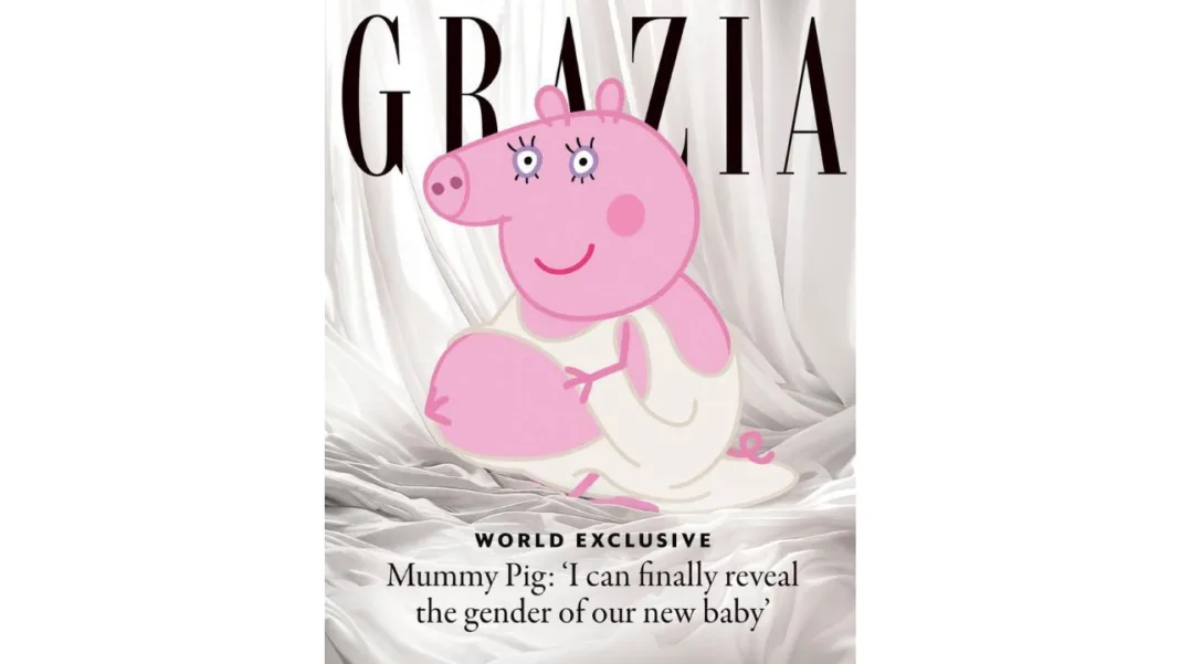 ¡Icónica! Mamá de Peppa pig se convierte en portada de revista qué pasó