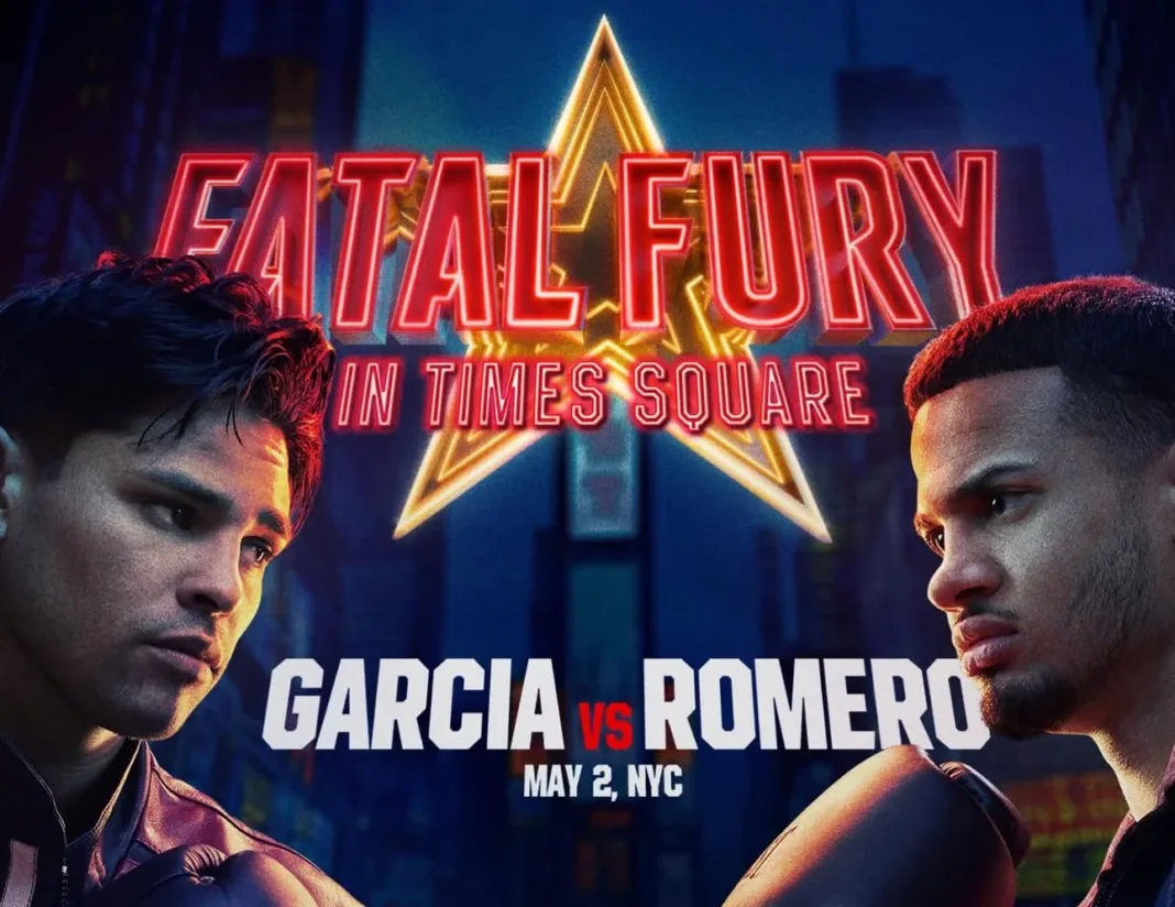 Ryan García cae ante Romero en histórica pelea en Times Square