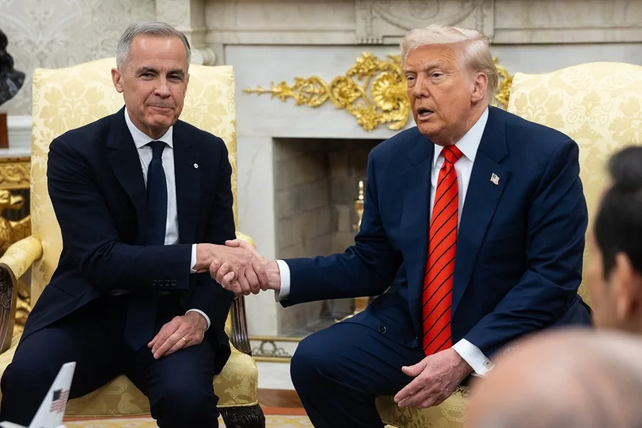 Mark Carney insiste a Trump que Canadá no está a la venta