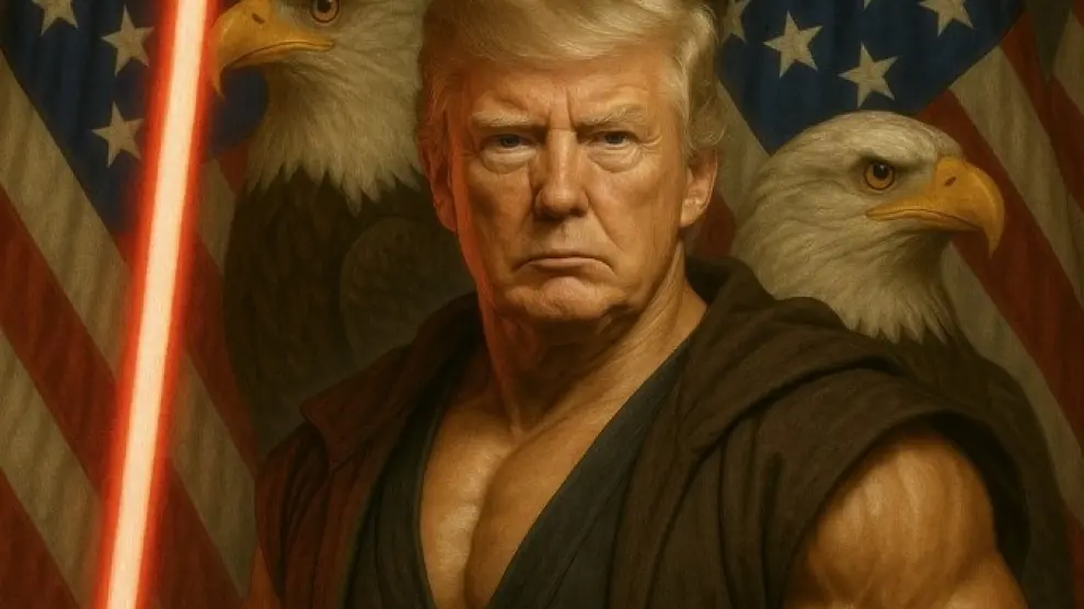 Trump jedi Luego de polémica por el papa, presidente publica nueva foto