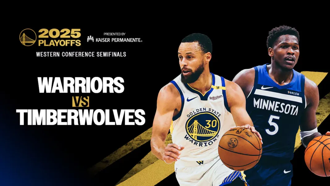 NBA: Timberwolves y Warriors empiezan la serie de las semifinales del Oeste