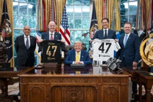 La incómoda pregunta de Trump a la Juventus en visita a la Casa Blanca