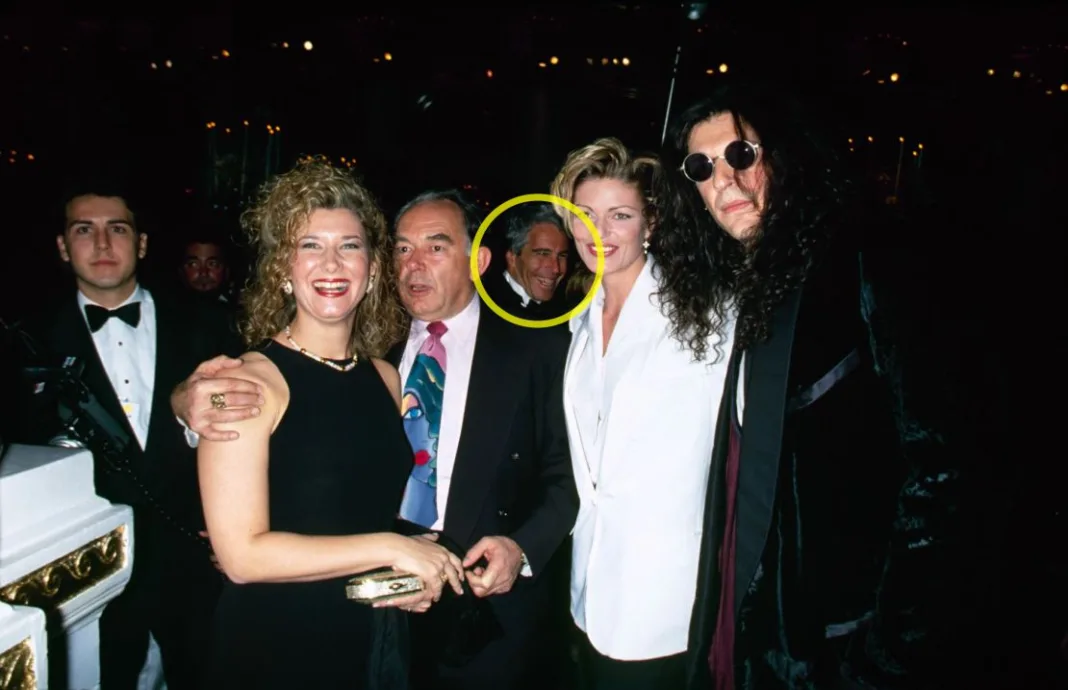 Epstein en boda de Trump