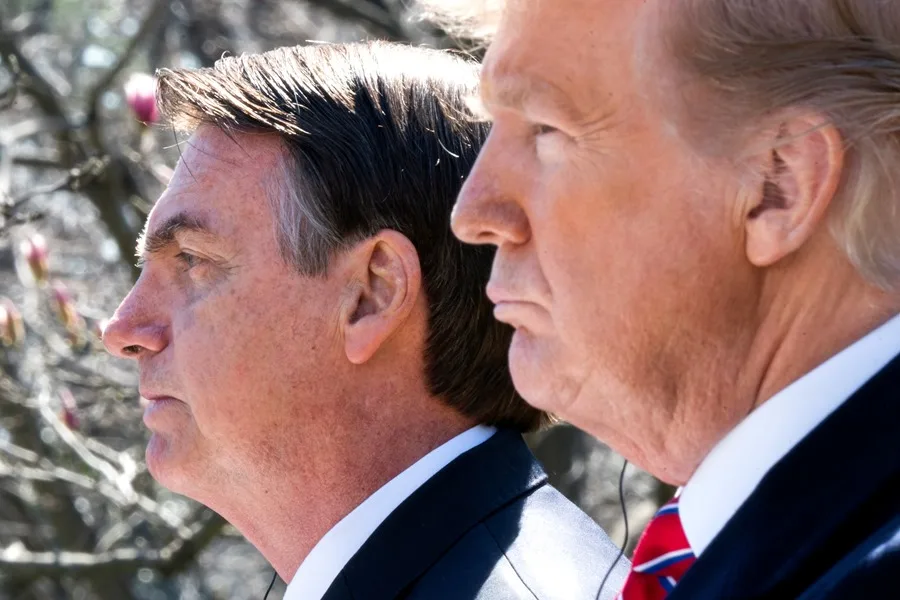 Trump le escribe a Bolsonaro