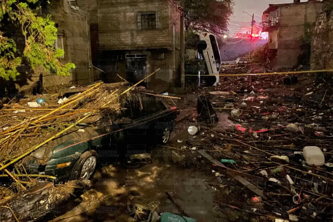 Una bebé muerta tras tormenta en Jalisco