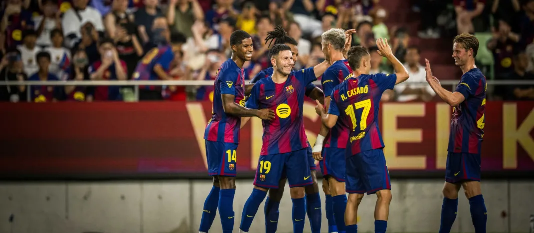 Barcelona arrasa 3-1 con Vissel Kobe en su primer partido de pretemporada